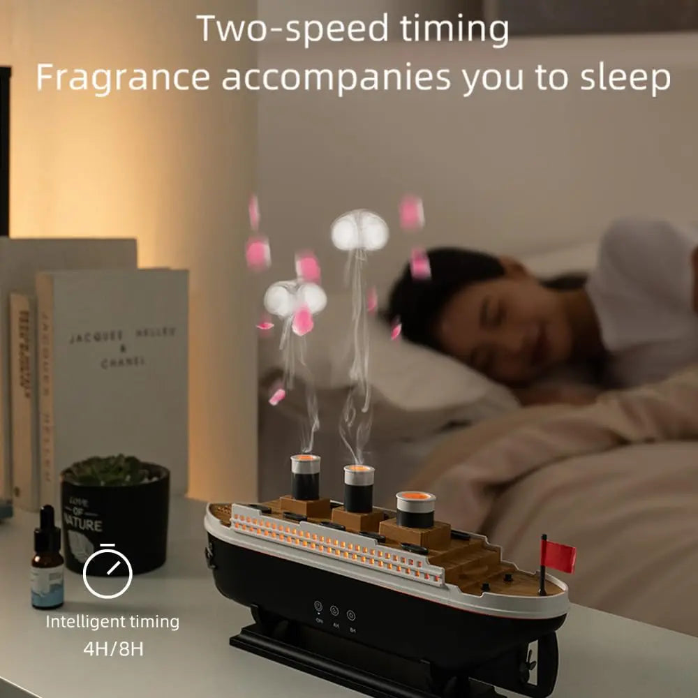 Titanic Humidifier 250ml, Essential Oil Cool Mist Diffuser Dubaizaar