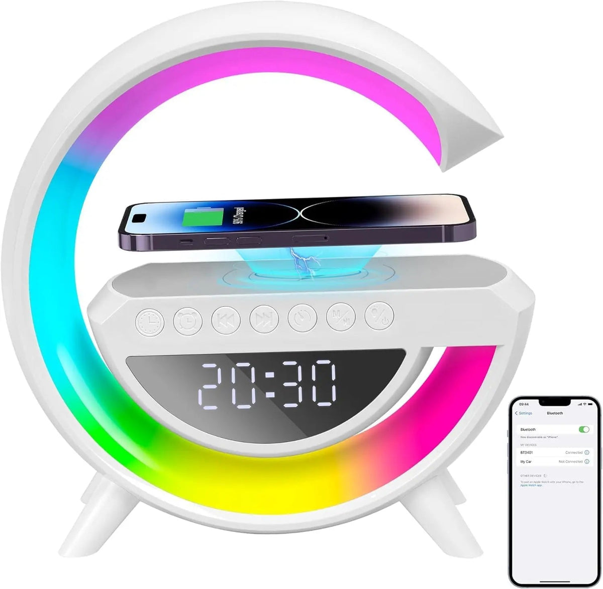 Digital Led Wireless Charger Speaker Dubaizaar