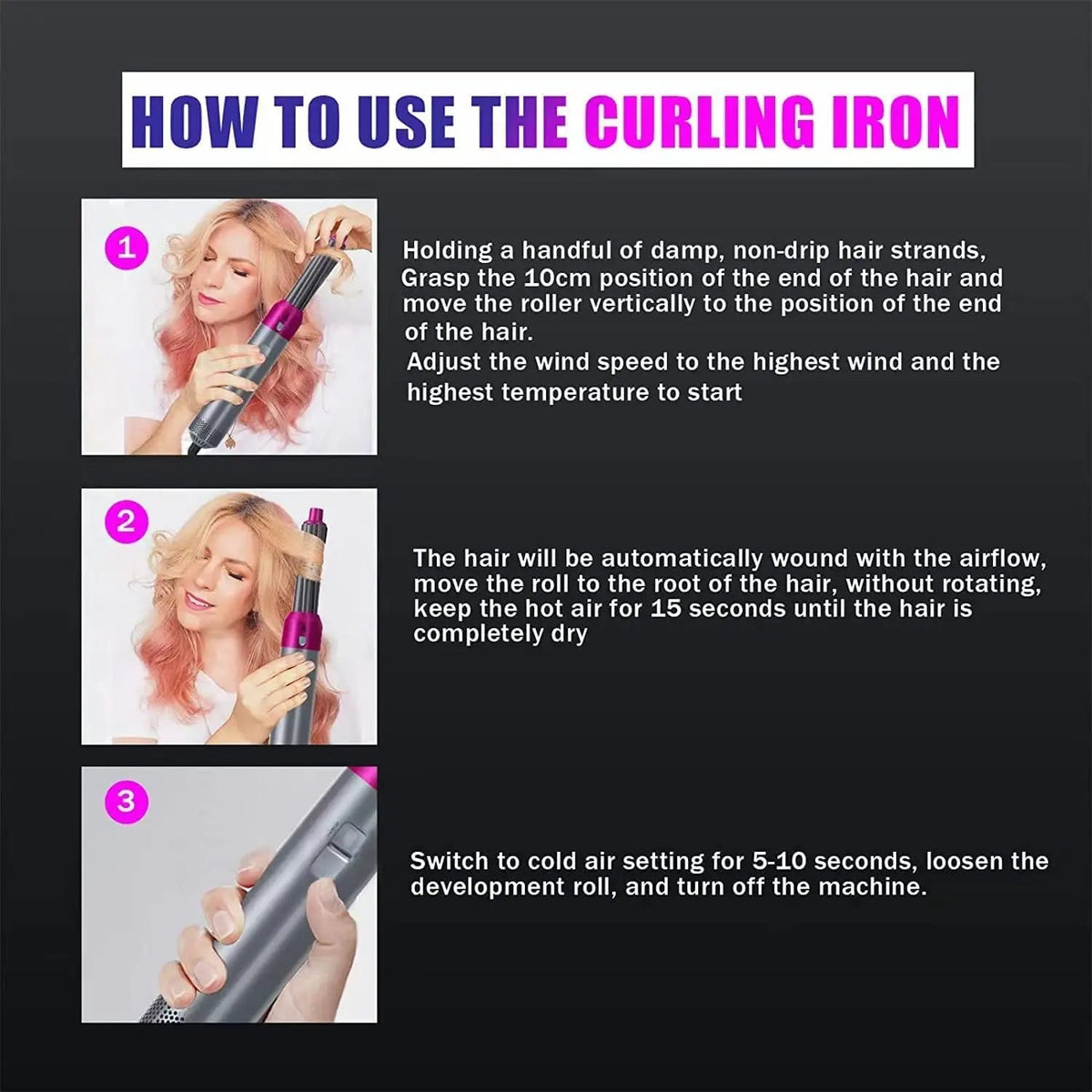 5 in 1 Hair Dryer Brush Dubaizaar