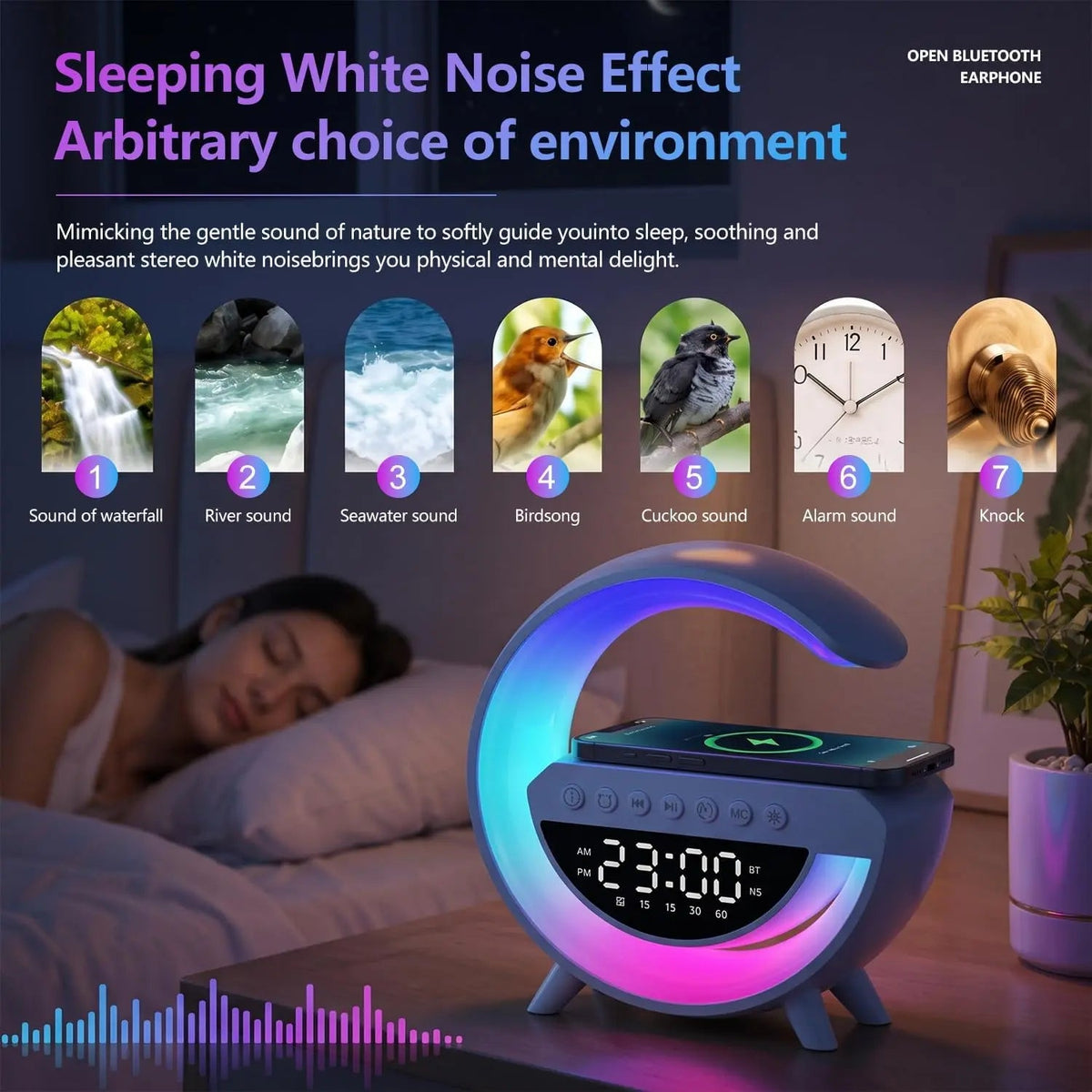 Digital Led Wireless Charger Speaker Dubaizaar