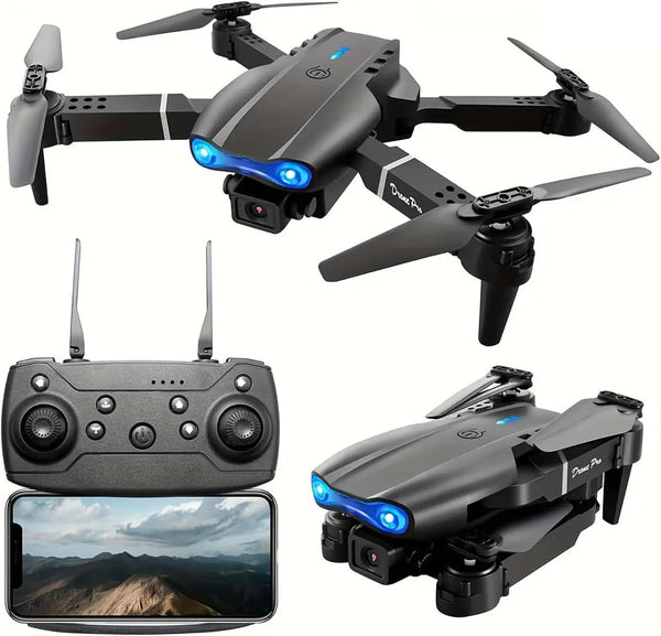 E99 Drone With 4k Dual Camera,Foldable RC Quadcopter Drone