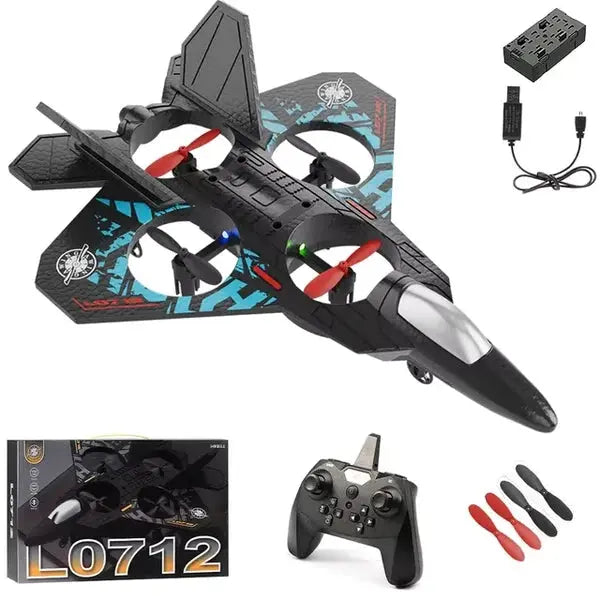 L0712 Fighter-Shaped RC Quadcopter – 360° Stunts Dubaizaar