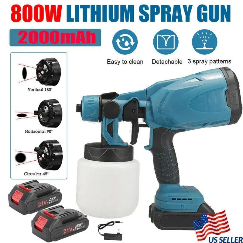Electric High-Pressure Cordless Paint Sprayer – 1200ML Large Tank Dubaizaar