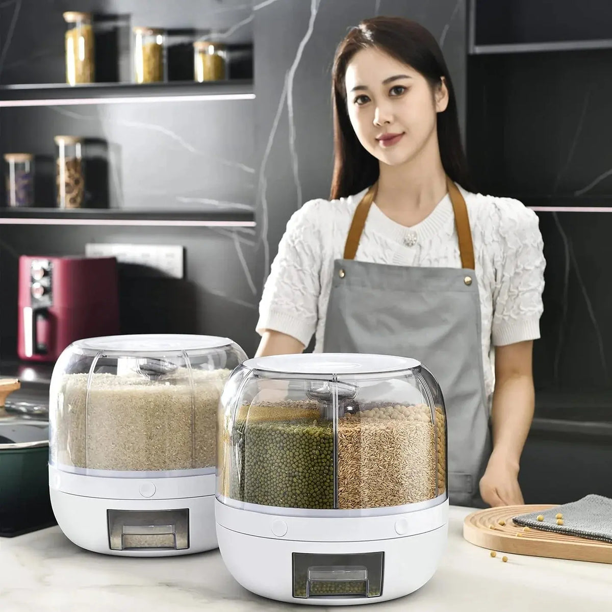 360 Degree Rotating Dry Food Dispenser Dubaizaar