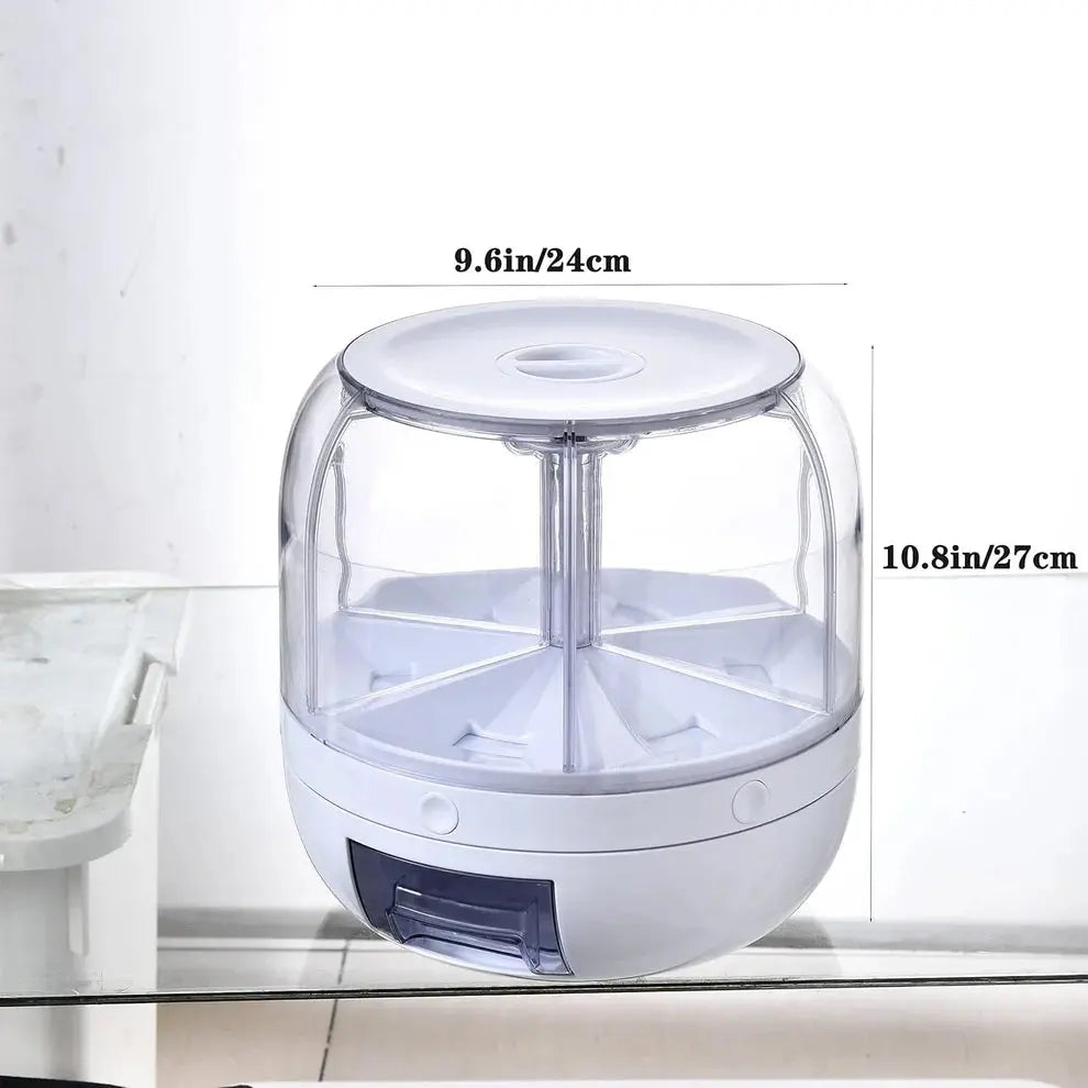 360 Degree Rotating Dry Food Dispenser Dubaizaar