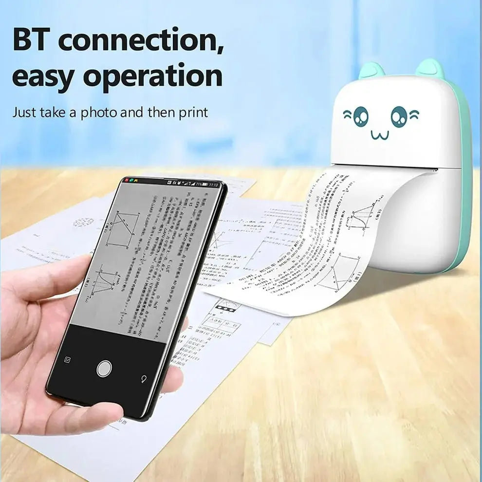 Portable Mini Pocket Printer BT Thermal Printer Dubaizaar