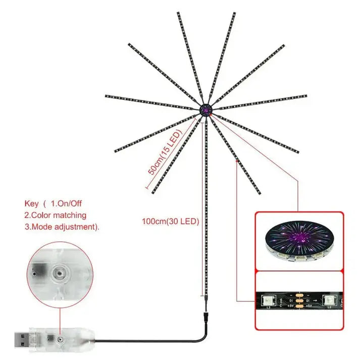 Smart Firework LED Lights Dubaizaar