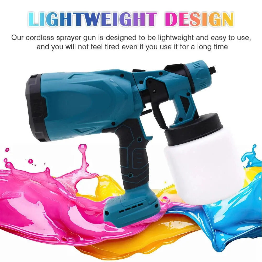 Electric High-Pressure Cordless Paint Sprayer – 1200ML Large Tank Dubaizaar