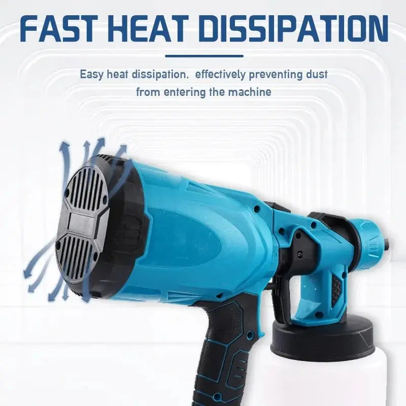 Electric High-Pressure Cordless Paint Sprayer – 1200ML Large Tank Dubaizaar